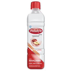 PEDIALYTE SUERO HIDRATANTE MANZANA CON ZINC 500ML