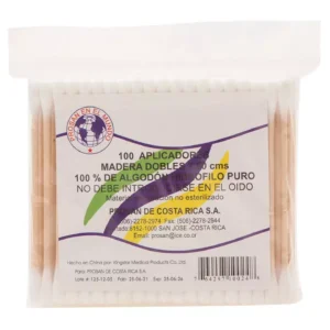 APLICADORES CORTOS DE MADERA PROSAN X100 UNIDADES