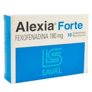 ALEXIA FORTE 180MG TABLETAS VIA ORAL UNIDAD