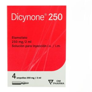DICYNONE 250MG/2ML SOLUCIÓN INYECTABLE UNIDAD