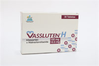 VASSLUTEN H 150MG/12.5MG TABLETAS VIA ORAL UNIDAD