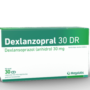 DEXLANZOPRAL 30 DR CÁPSULAS VIA ORAL UNIDAD