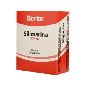 SILIMARINA 150MG GENFAR CÁPSULAS VIA ORAL CAJA X20 UNIDADES