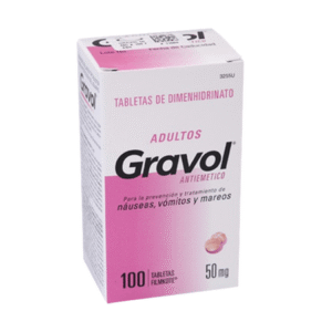 GRAVOL 50MG TABLETAS VIA ORAL UNIDAD