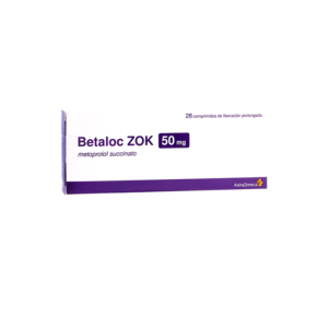 BETALOC ZOK 50MG TABLETAS VIA ORAL CAJA X28 UNIDADES