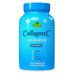COLLAGEN C HIDROLISADO CON BIOTINA ALFA CÁPSULAS VIA ORAL FRASCO X60 UNIDADES