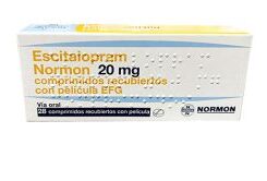 ESCITALOPRAM 20MG NORMON TABLETAS VIA ORAL CAJA X28 UNIDADES