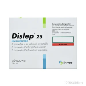 DISLEP 25 SOLUCIÓN INYECTABLE UNIDAD