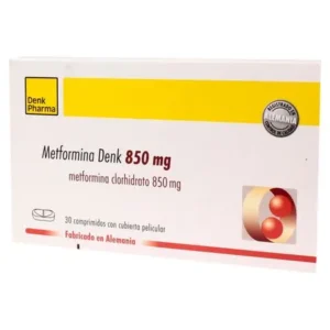 METFORMINA DENK 850MG TABLETAS VIA ORAL UNIDAD