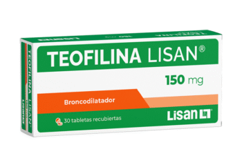 TEOFILINA 150MG LISAN TABLETAS VIA ORAL UNIDAD