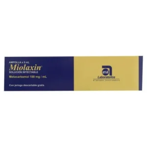 MIOLAXIN 100MG/1ML SOLUCIÓN INYECTABLE CAJA X1 UNIDAD