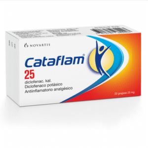 CATAFLAM 25MG TABLETAS VIA ORAL UNIDAD
