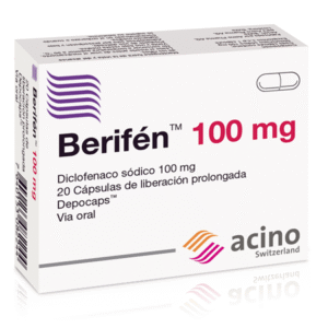 BERIFÉN 100MG CÁPSULAS VIA ORAL UNIDAD
