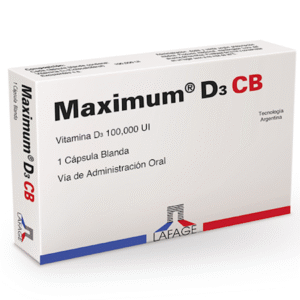 MAXIMUN D3 CB CÁPSULA BLANDA VIA ORAL X1 UNIDAD