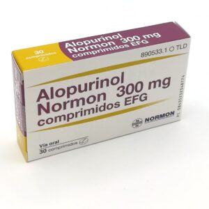 ALOPURINOL 300MG NORMON TABLETAS VIA ORAL UNIDAD