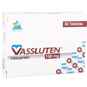 VASSLUTEN 150MG TABLETAS VIA ORAL UNIDAD