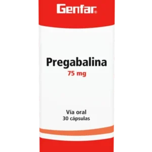 PREGABALINA 75MG GENFAR CÁPSULAS VIA ORAL UNIDAD
