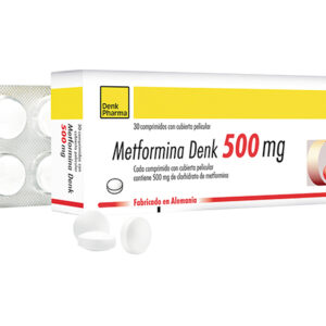 METFORMINA DENK 500MG TABLETAS VIA ORAL UNIDAD