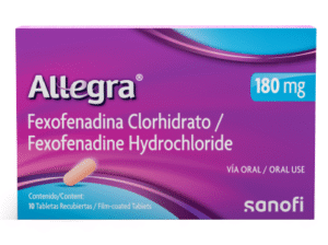 ALLEGRA 180MG TABLETA RECUBIERTA VIA ORAL UNIDAD