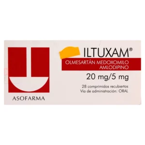 ILTUXAM 20MG/5MG TABLETAS VIA ORAL CAJA X28 UNIDADES