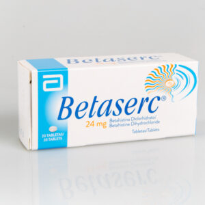BETASERC 24MG TABLETAS VIA ORAL UNIDAD