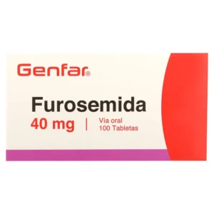 FUROSEMIDA 40MG GENFAR TABLETAS VIA ORAL UNIDAD