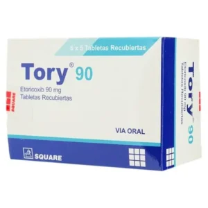 TORY 90MG TABLETAS VIA ORAL UNIDAD