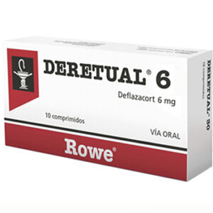 DERETUAL 6MG TABLETAS VIA ORAL UNIDAD