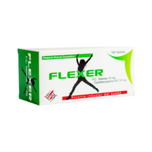 FLEXER 10MG TABLETAS VIA ORAL UNIDAD