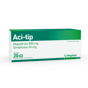 ACI-TIP TABLETAS MASTICABLES VIA ORAL UNIDAD