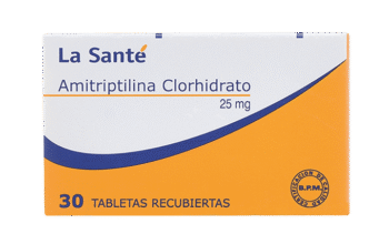 AMITRIPTILINA 25MG LA SANTÉ TABLETAS VIA ORAL UNIDAD