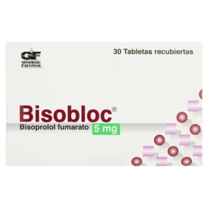 BISOBLOC 5MG TABLETAS VIA ORAL X30 UNIDADES.