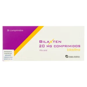 BILAXTEN 20MG TABLETA VIA ORAL UNIDAD