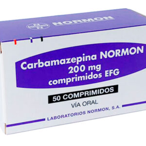 CARBAMAZEPINA NORMON 200 MG COMPRIMIDOS EFG - UNIDAD - CAJA CON 50 COMPRIMIDOS