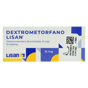 DEXTROMETORFANO 15MG LISAN TABLETAS VIA ORAL UNIDAD