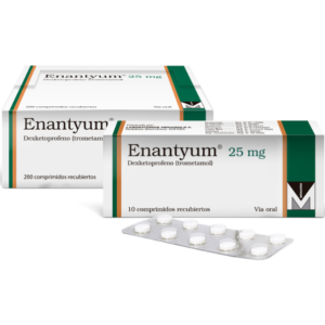 ENANTYUM 25MG TABLETAS VIA ORAL UNIDAD