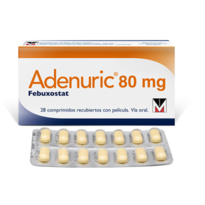 ADENURIC 80MG TABLETAS VIA ORAL X28 UNIDADES