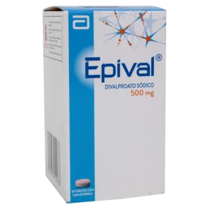 EPIVAL 500MG TABLETAS VIA ORAL CAJA X30 UNIDADES