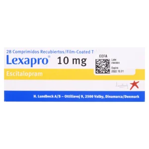 LEXAPRO 10MG TABLETAS VIA ORAL CAJA X28 UNIDADES