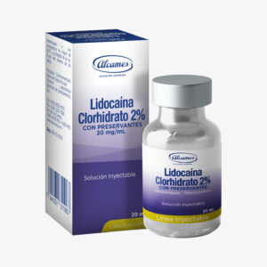 LIDOCAÍNA CLORHIDRATO 2% CON PRESERVANTES ALCAMES SOLUCIÓN INYECTABLE 20ML