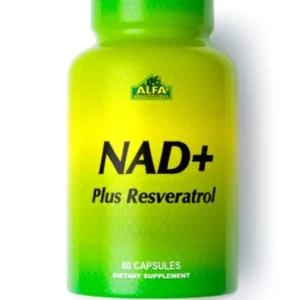 NAD+ PLUS RESVERATROL CÁPSULAS VIA ORAL FRASCO X60 UNIDADES