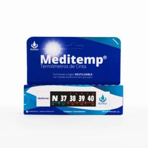 TERMÓMETRO DE CINTA MEDITEMP CAJA X1 UNIDAD