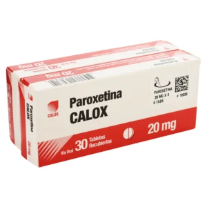 PAROXETINA 20MG CALOX TABLETAS VIA ORAL OFERTA 1+1 CAJA X30 UNIDADES CADA UNA