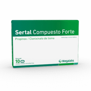 SERTAL COMPUESTO FORTE TABLETAS VIA ORAL UNIDAD