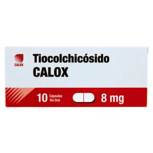 TIOCOLCHICÓSIDO 8MG CALOX CÁPSULAS VIA ORAL UNIDAD