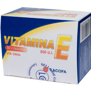 VITAMINA E 500U.I LACOFA CÁPSULAS VIA ORAL UNIDAD