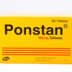 PONSTAN 500MG TABLETAS VIA ORAL UNIDAD