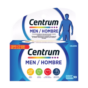 CENTRUM HOMBRE TABLETAS VIA ORAL FRASCO X30 UNIDADES