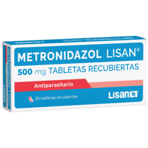 METRONIDAZOL 500MG LISAN TABLETAS VIA ORAL UNIDAD