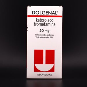 DOLGENAL 20MG TABLETAS VIA ORAL UNIDAD